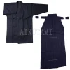 Ensemble haut et chemise trempés Hakama Aikido, vêtements de Judo Wushu, uniforme d&rsquo;arts martiaux, Kung Fu, 100% coton, japonais, K/h