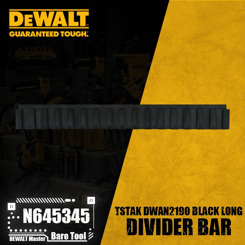 dewalt n 645345 n n 525577 n n 540501 bande d'embouts de barre de séparation pour accessoires de boîtier robustes dewalt n 645345 n n 525577 n n 540501 bande d'embouts de barre de séparation pour accessoires de boîtier robustes