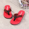 marque été unisexe tongs intérieur antidérapant semelle souple pantoufles en plein air plage vacances sandales décontractées à la mode loisirs chaussures plates