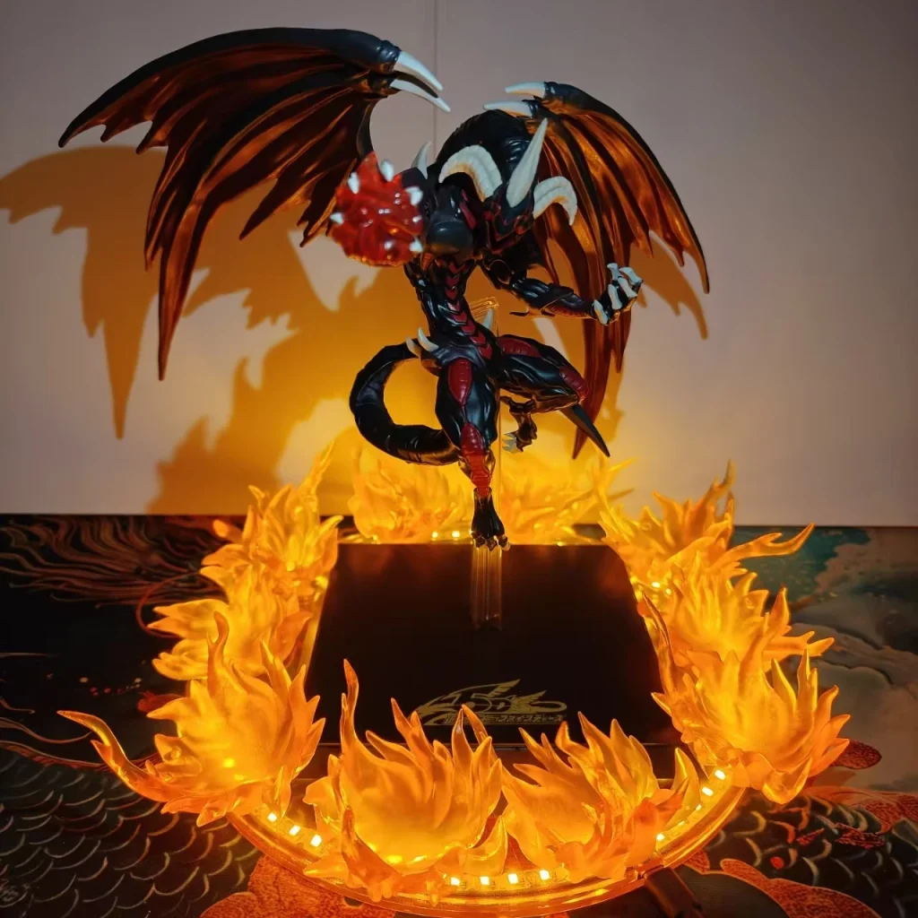Yu-Gi-Oh! 5D’s Anime Dragon rouge archfiend Crimson Fire bricolage effet led bricolage figurines d’action & Base & lampe Collection décoration Yu-Gi-Oh! 5D’s Anime Dragon rouge archfiend Crimson Fire bricolage effet led bricolage figurines d’action & Base & lampe Collection décoration