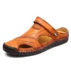 sandales d'été pour hommes, style étudiant, bout ouvert, décontractées, polyvalentes, post magique, ultra légères et douces, chaussures de plage antidérapantes à la mode