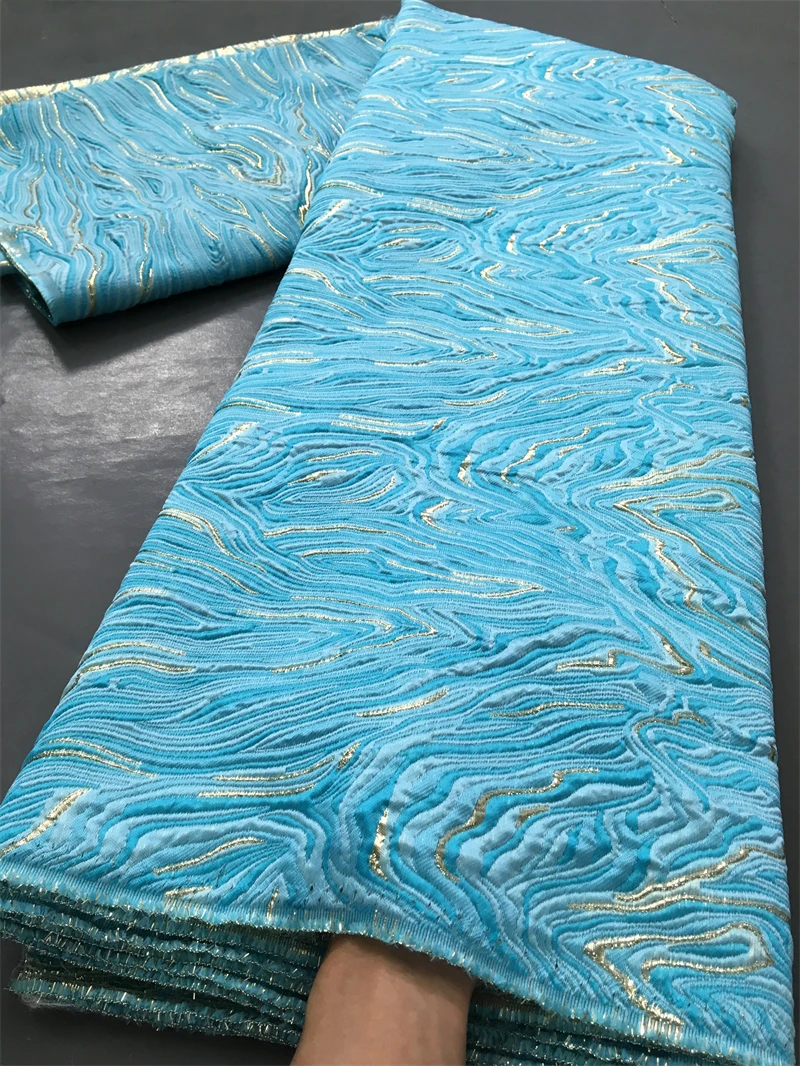 tissu en dentelle brocart pour femmes, tissu damassé africain, tissu en dentelle jacquard de haute qualité, couture élégante pour robes de soirée, 2.5 verges, 4063 tissu en dentelle brocart pour femmes, tissu damassé africain, tissu en dentelle jacquard de haute qualité, couture élégante pour robes de soirée, 2.5 verges, 4063