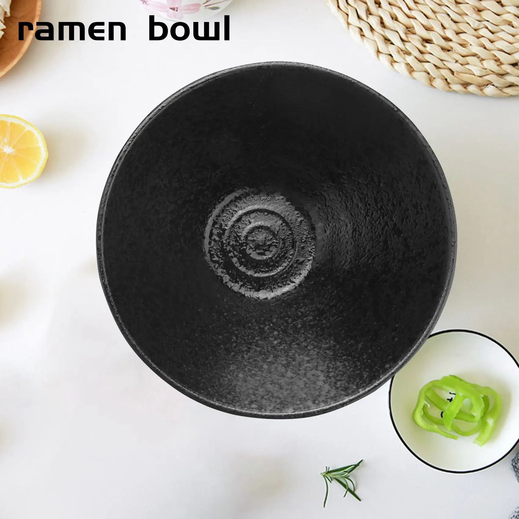 a19f bol à soupe ramen japonais avec cuillère et baguettes assortis, adapté à udon, soba, grande taille a19f bol à soupe ramen japonais avec cuillère et baguettes assortis, adapté à udon, soba, grande taille