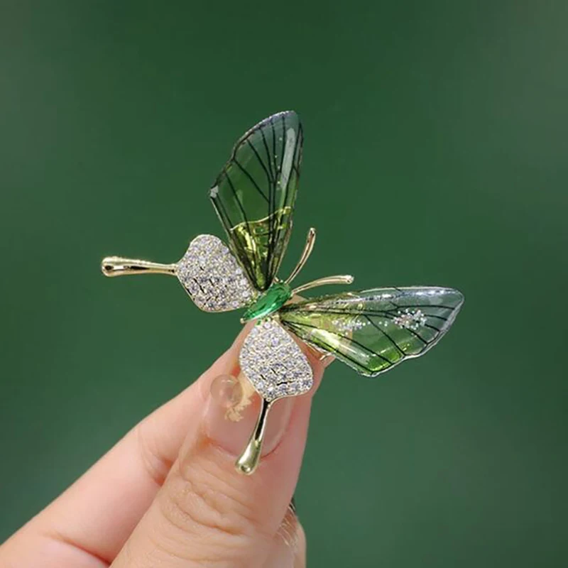broche papillon antidéflagrante, corsage d'insecte, accessoire pour femmes, ailes transparentes en acrylique, épingle pour vêtements de haute qualité broche papillon antidéflagrante, corsage d'insecte, accessoire pour femmes, ailes transparentes en acrylique, épingle pour vêtements de haute qualité
