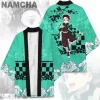 personnages d'anime kamado tanjirou cosplay kimono cape costume harajuku 3d imprimé veste kamado nezuko japonais traditionnel cape