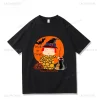 Yayoi Kusama Camisetas artiste japonais citrouille Camisa coton à manches courtes vêtements décontracté col rond Art impression graphique t-shirts