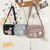 new kawaii bag girls 2025 new jk transparent bag small crossbody bag for women purses and handbags shoulder bag itabag bolso