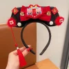 fleur style chinois chapeaux serpent année gland style ancien gege bandeau antique bandeau de cheveux princesse cerceau de cheveux hanfu chapeaux