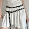 ceinture fine coréenne ins pour filles épicées, chaîne de taille, double cercle, nœud arbitraire, accessoires de robe pour femmes, nouvelle collection