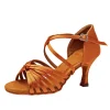 seta femmes chaussures de danse pour filles dames latin satin salon chaussures de danse professionnel salsa tango fête chaussures de danse chaussures d'entraînement