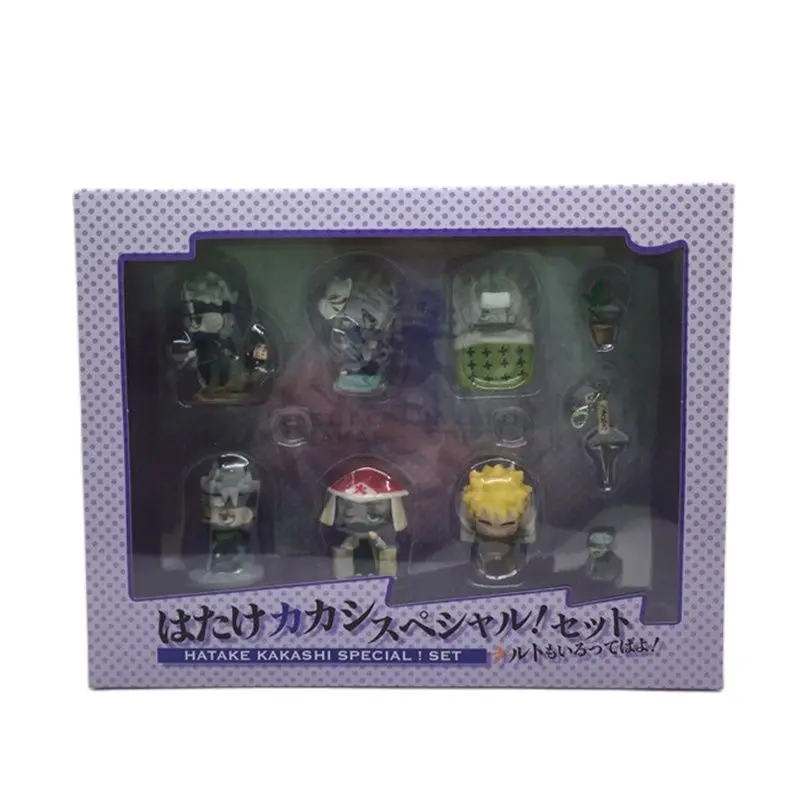 collection de figurines en pvc anime, hatake, kakashi, uzumaki, uchiha sasuke, jouets modèles, beurre, ensemble spécial, 6 pièces collection de figurines en pvc anime, hatake, kakashi, uzumaki, uchiha sasuke, jouets modèles, beurre, ensemble spécial, 6 pièces