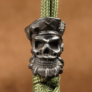 Masque japonais mesurost Hannya, perle de couteau en laiton, tête de crâne Prajna bricolage, paracorde extérieure tissée, pendentif lanière, accessoires de bijoux, EDC Masque japonais mesurost Hannya, perle de couteau en laiton, tête de crâne Prajna bricolage, paracorde extérieure tissée, pendentif lanière, accessoires de bijoux, EDC
