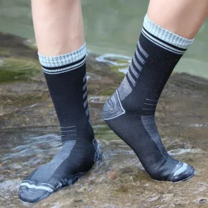Chaussettes imperméables respirantes pour l&rsquo;extérieur, randonnée, pataugeoire, Camping, ski d&rsquo;hiver, équitation, neige, chaudes, imperméables