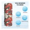personnalisé chinois dragon rouge totem hiver bandeau cou plus chaud ski course tube écharpe tradition style asiatique visage bandana guêtre