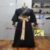 robe chinoise en soie, costumes de chevalier ancien pour hommes, kimono pour adultes, traditionnel vintage ethnique, costume de danse cosplay hanfu