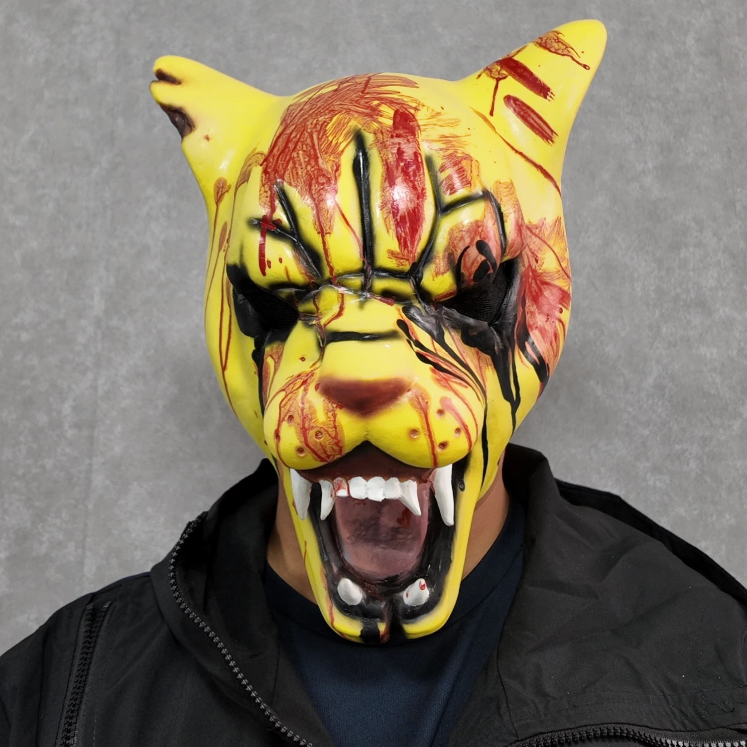 Hotline Cosplay Miami Tiger Tony Masque Respirant Conception Confortable pour Adultes et Enfants Halloween Fête Essentielle Costume Accessoire Hotline Cosplay Miami Tiger Tony Masque Respirant Conception Confortable pour Adultes et Enfants Halloween Fête Essentielle Costume Accessoire