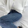 hirsionsan élégant à manches longues pull femmes 2024 nouveau simple boutonnage femme cardigan décontracté doux cachemire tricoté vêtements d'extérieur