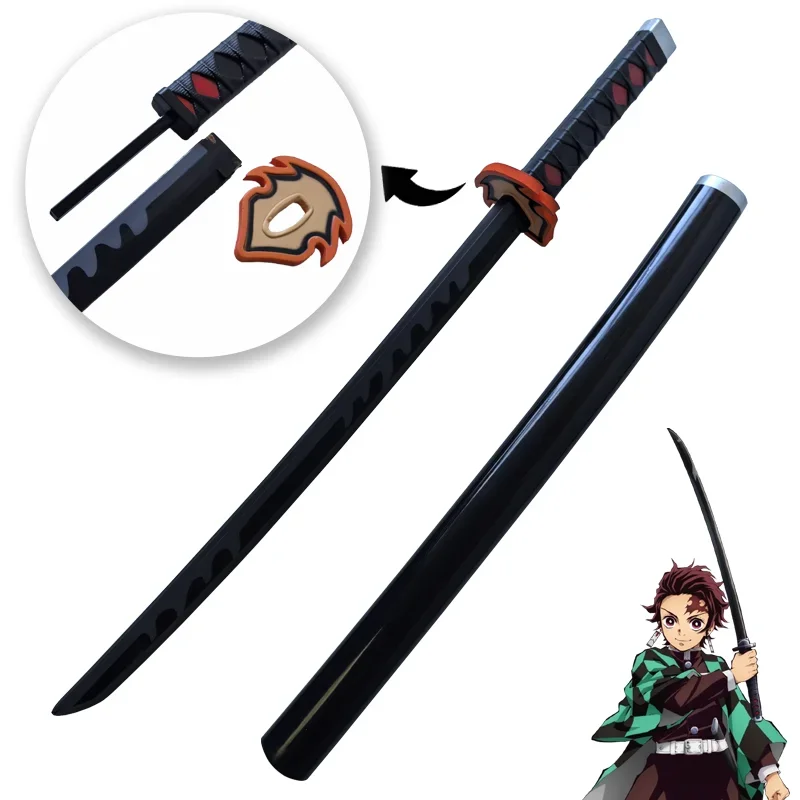 Épée de cosplay demon slayer, 72cm, kimetsu no yaiba, katana kochou shinobu zenitsu tanjiro, jouet de sécurité, modèle en caoutchouc Épée de cosplay demon slayer, 72cm, kimetsu no yaiba, katana kochou shinobu zenitsu tanjiro, jouet de sécurité, modèle en caoutchouc