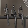 ornements de personnages de bureau abstraits, sculpture de penseur abstrait en résine de haute qualité, décor moderne de style nordique pour la maison et le bureau