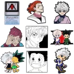 Broche en émail Manga japonais, épingles à revers, Badge sur sac à dos, accessoires de Costume, bijoux Anime, cadeaux pour amis