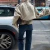 trench court kaki pour femmes, épaulettes, col montant, cordon de serrage à la taille, veste ceinturée, tendance, vêtements d'extérieur pratiques, 2025