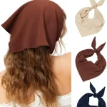 Pastoralisme larges bandeaux pour femmes Extra Large Turban Triangle bandeau mode Yoga bandes de cheveux torsadé épais cheveux accessoires