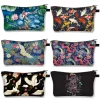 Trousse à cosmétiques japonaise Koi Fish Crane pour femmes, trousse de maquillage Harajuku, sac de beauté pour filles, trousse de toilette cosmétique Hip Hop, dragon asiatique Trousse à cosmétiques japonaise Koi Fish Crane pour femmes, trousse de maquillage Harajuku, sac de beauté pour filles, trousse de toilette cosmétique Hip Hop, dragon asiatique