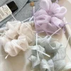 Nouveau coréen Simple dentelle maille bandeau pour femmes doux nœud ruban élastique bandeau filles quotidien cheveux accessoires