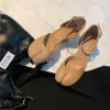 mode tabi ninja chaussures femmes bout fendu peu profond talon épais sandales simple mi talon mary janes chaussures femmes pompes