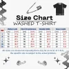 manga demon slayer t shirt akaza koyuki graphique lavé surdimensionné y2k t shirt à manches courtes coton doux t shirts hommes femmes vêtements