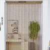 rideau à cordes en bois, rideau de porte perlé, pour placard, diviseur de pièce, fenêtre, couloir