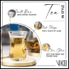 ensemble de 6 verres à thé turcs authentiques, tasses à thé traditionnelles de 4 oz, thé élégant et transparent, standard, parfait pour le thé turc, marocain