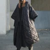 2025 nouveau noir foncé hiver japonais Kimono pansement Robe ample longue coton rembourré veste hiver chaud Long manteau pour les femmes 2025 nouveau noir foncé hiver japonais Kimono pansement Robe ample longue coton rembourré veste hiver chaud Long manteau pour les femmes