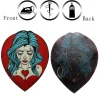 beauté rose fleurs brodé fer sur patch bricolage réparation jean, veste, sac rouge amour coeur femme emblème