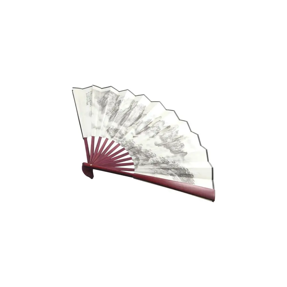 Éventail pliant à poignée en bambou, style rétro chinois, tissu en soie, gravure laser, peinture traditionnelle chinoise, éventail en bambou Éventail pliant à poignée en bambou, style rétro chinois, tissu en soie, gravure laser, peinture traditionnelle chinoise, éventail en bambou