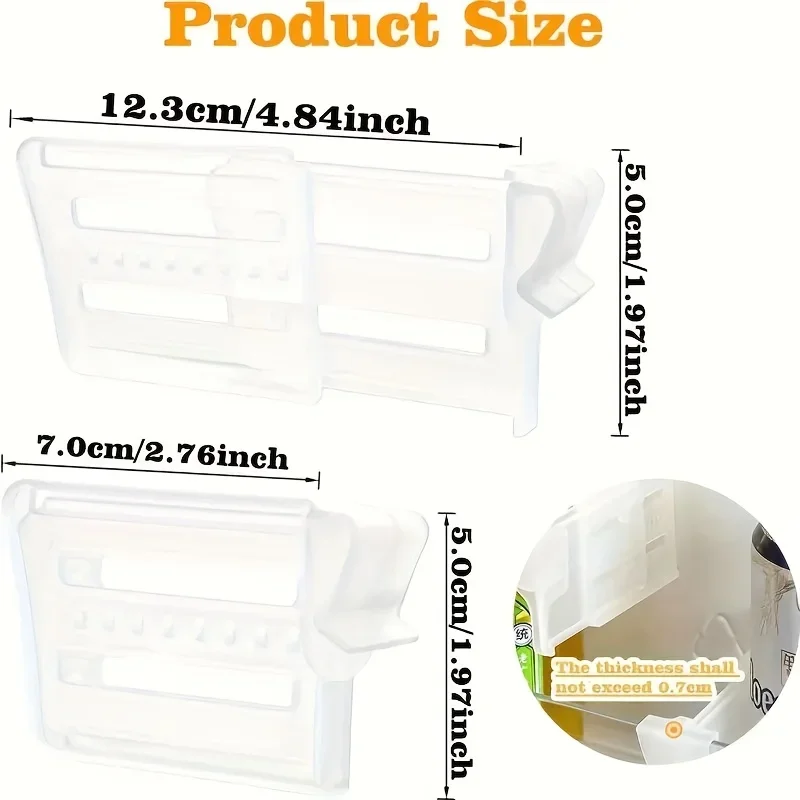 séparateur d'espace pour réfrigérateur réglable 6/12 – organisateur extensible pour boissons et sauces – maximisez le stockage du réfrigérateur, organisé bien séparateur d'espace pour réfrigérateur réglable 6/12 – organisateur extensible pour boissons et sauces – maximisez le stockage du réfrigérateur, organisé bien