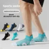 3/1 paires sport compression cheville chaussettes hommes femmes professionnel coupe basse fitness marathon course en plein air déodorant respirant sox