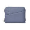 portefeuille court portable en cuir pu, japonais, plusieurs fentes pour cartes, pochette pour pièces de monnaie, fermeture éclair, couleur unie, porte carte d'orgue quotidien