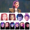 Kpop – masque facial de chasseur de démons, K-pop Rumi Mira Zoey, masque de Cosplay, fournitures de Costume de dessin animé, cadeaux amusants pour fête d&rsquo;anniversaire