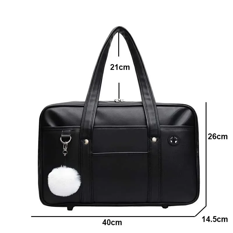 japonais décontracté pu sac à bandoulière junior lycéens sac d'école sac à main anime uniforme sac fourre tout sacs pour femmes bolsos japonais décontracté pu sac à bandoulière junior lycéens sac d'école sac à main anime uniforme sac fourre tout sacs pour femmes bolsos