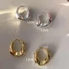 boucles d'oreilles en argent sterling 925 pour femmes, cerceau d'oreille polyvalent, doux fille, bijoux à la mode, cadeaux du nouvel an, accessoires