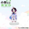 plaque de demoiselle d'honneur dragon de miss kobayashi, décor de bureau, collection kobayashi standee tohru, accessoires d'ornement, poupée en acrylique kannakamui