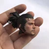 Épéiste de samouraï japonais miyamoto musash, sculpture de tête, modèle adapté au soldat masculin de 12 pouces, poupées corporelles, 1/6