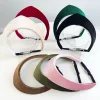bandeau cheveux cerceau dame chapeaux 2025 velours femmes bandeau lisse européen et américain épingle à cheveux