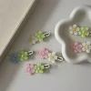 Épingle à cheveux fleur fraîche d'été pour filles douces, pinces latérales sakura, pinces à frange pour femmes, vêtements de sauna, accessoires pour cheveux