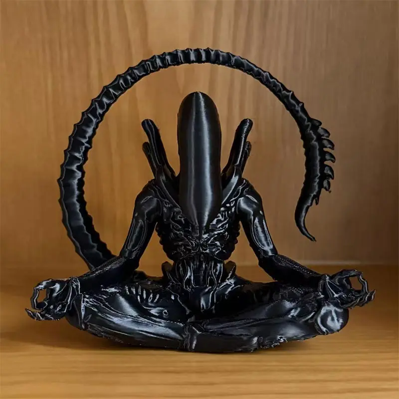 nouvel ornement extraterrestre en méditation, adapté à la collection, créer une atmosphère personnalisée, espace, décoration de la maison, ornements de table nouvel ornement extraterrestre en méditation, adapté à la collection, créer une atmosphère personnalisée, espace, décoration de la maison, ornements de table