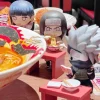 bandai – boîte aveugle originale naruto ramen, mini figurine sasuke sakura, ornement de dessin animé, boîte mystère, jouet, cadeaux surprise