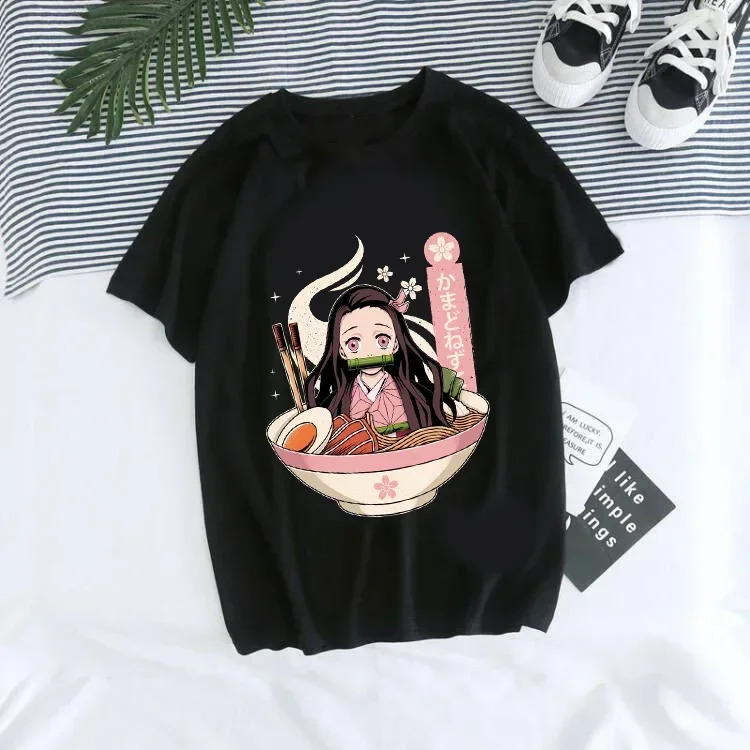 t shirt pour femmes, dessin animé japonais demon slayer, kimetsu no yaiba nezuko, tanjirou kamado graphique y2k, vêtements hauts t shirt pour femmes, dessin animé japonais demon slayer, kimetsu no yaiba nezuko, tanjirou kamado graphique y2k, vêtements hauts