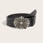 Ceinture polyvalente en relief à fleurs pour hommes et femmes, Style occidental universel, à la mode, personnalisée, artistique, rétro Ceinture polyvalente en relief à fleurs pour hommes et femmes, Style occidental universel, à la mode, personnalisée, artistique, rétro