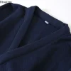 ensemble pyjama deux pièces pour hommes, kimono de style japonais, 100% coton, couche d'air épaisse et chaude, vêtements de maison, automne et hiver